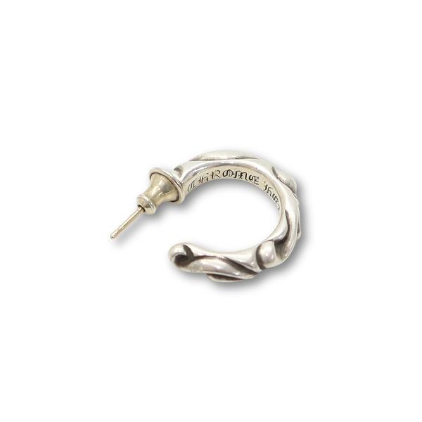 クロムハーツ　フープピアス　シルバー　925 CHROME HEARTS（クロムハーツ） CHROME HEARTS 925 スクロール フープ