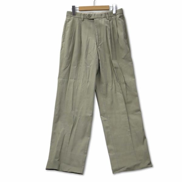エレメント ELEMENT タック入り コットン カラーパンツ 76 グリーン メンズ