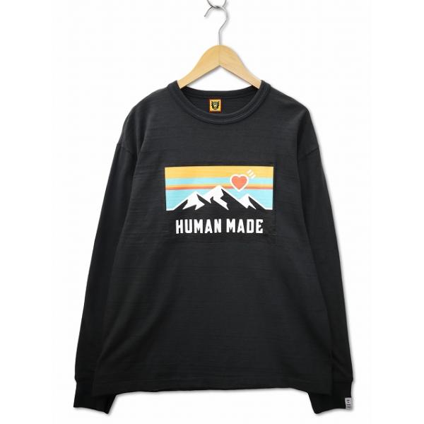 ヒューマンメイド HUMAN MADE OUTDOOR LONG-T クルーネック ロゴ