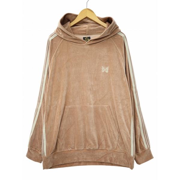 ニードルス ニードルズ Needles Track Hoody - C/Pe Velour ベロア パーカー L OLDROSE(オールドローズ) 秋冬 メンズ