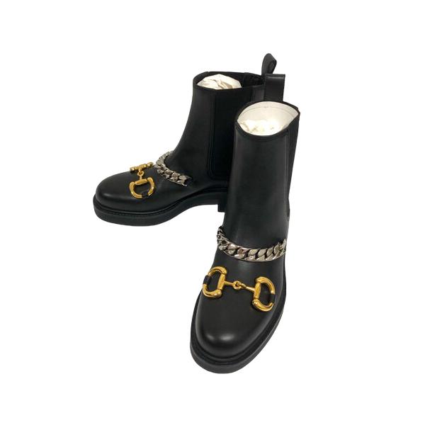 GUCCI ブーツ ショートブーツ vintage ヴィンテージ 古着 グッチ 中古・古着通販】GUCCI (グッチ) ヴィンテージ ホースビット ショート