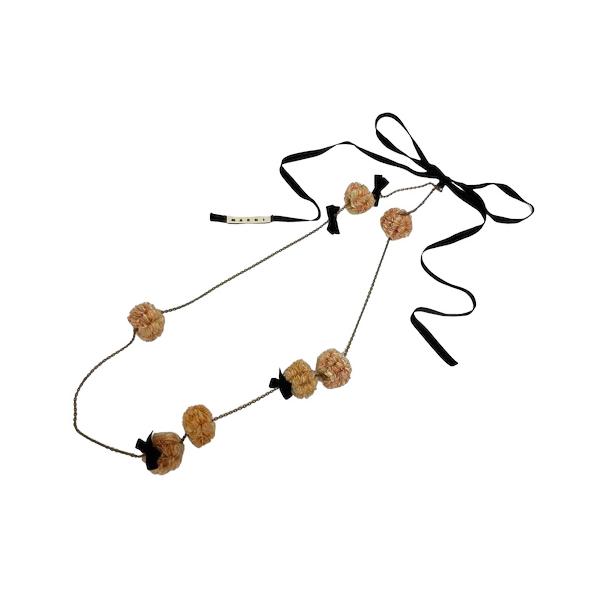 MARNI マルニ ネックレス フラワーリボンネックレス チェーン