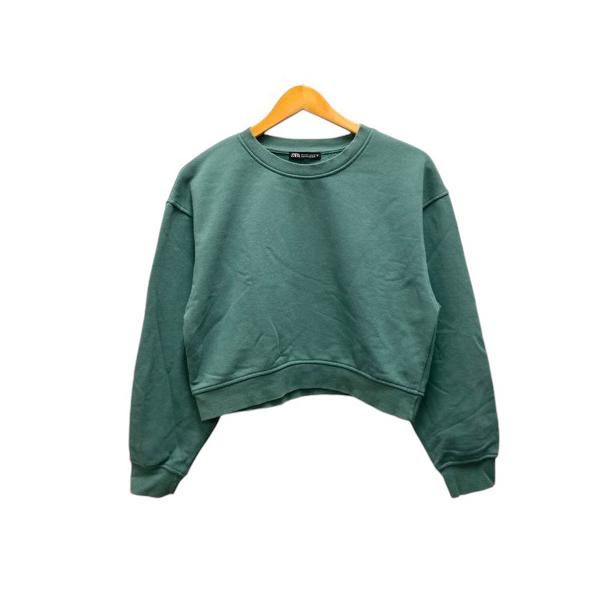 ★2点セット★ZARAソフトVネックスウェットシャツ　ノースリーブトップスS ソフトタッチ ハイネックトップス - ブラック | ZARA Japan / 日本