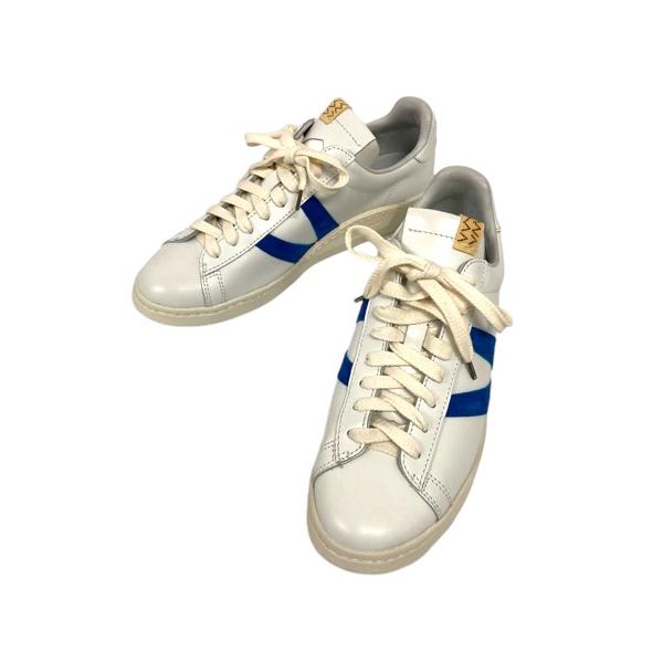 【中古】未使用品 ビズビム VISVIM 0121102002003 21SS CORDA-FOLK スニーカー シューズ ロゴ US10 白 ホワイト 青 ブルー メンズ 未使用品 ビズビム VISVIM 0121102002003 21SS CORDA-FOLK スニーカー