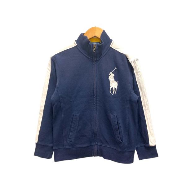 新品未使用　ラルフローレンキッズ　リバーシブルブルゾンジャンパー　160 タグ付未使用 現行タグ ポロ ラルフローレン キッズ リバーシブル