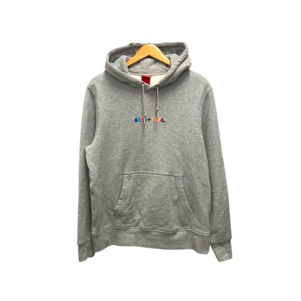 【中古】ナイキ NIKE ×SOPHNET. AJ8321-063 パーカー フーディー プルオーバー プリント ワンポイント刺繍 長袖 L グレー メンズ NIKE（ナイキ） ×SOPHNET. AJ8321-063 パーカー フーディー プル