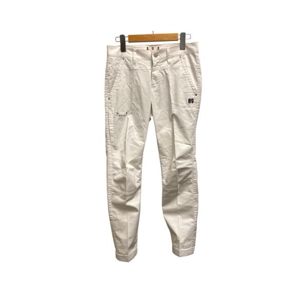パーリーゲイツ PEARLY GATES パンツ ボトムス 長ズボン ロゴ 0 白
