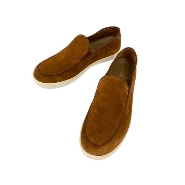 【中古】ジャンヴィトロッシ Gianvito Rossi S20090 スニーカー スリッポン シューズ スエード 40 茶 ブラウン メンズ ジャンヴィトロッシ Gianvito Rossi S20090 スニーカー スリッポン