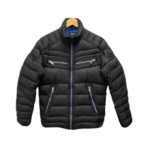 美品【DIESEL】ディーゼル フェザー混ダウンジャケット　ブラック vectorpremium_020-902508180003