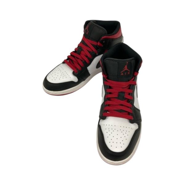 NIKE（ナイキ） エアジョーダン1 ミッド ジムレッド スニーカー