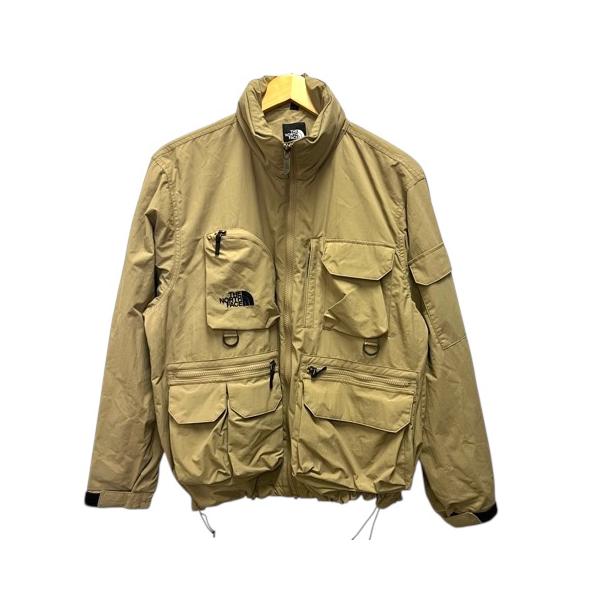 【中古】ザノースフェイス THE NORTH FACE NP22533 フィールドユーティリティジャケット ナイロン ロゴ刺繍 長袖 S ベージュ メンズ THE NORTH FACE（ザ ノースフェイス） THE NORTH FACE NP22533