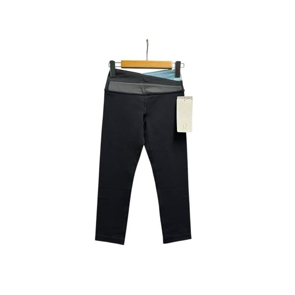 未使用品 ルルレモン lululemon レギンス ヨガ 無地 2 グレー 青