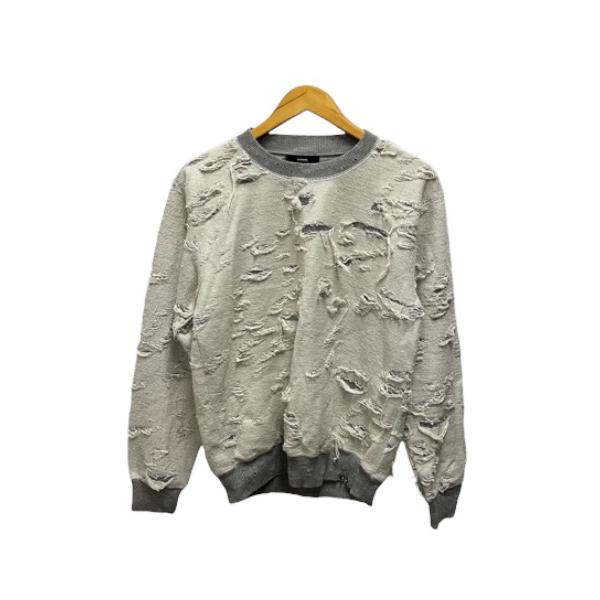 DIESEL（ディーゼル） 長袖 ニット 長袖 ダメージ加工 00E8M200008
