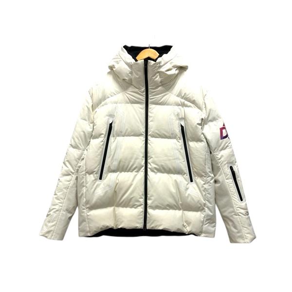 【中古】ディオール Dior ×デサント DECENT 213C446B5093 ダウンジャケット 水沢ダウン ナイロン フェザー混 ロゴ 52 ホワイト メンズ ディオール Dior ×デサント DECENT 213C446B5093 ダウンジャケット