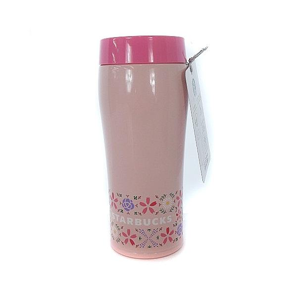 中古 未使用品 スターバックス スタバ Starbucks Sakura 21 桜 サクラ ステンレス ボトル フローラルタイル 水筒 ピンク 360ml ベクトル 古着 Dejapan Bid And Buy Japan With 0 Commission