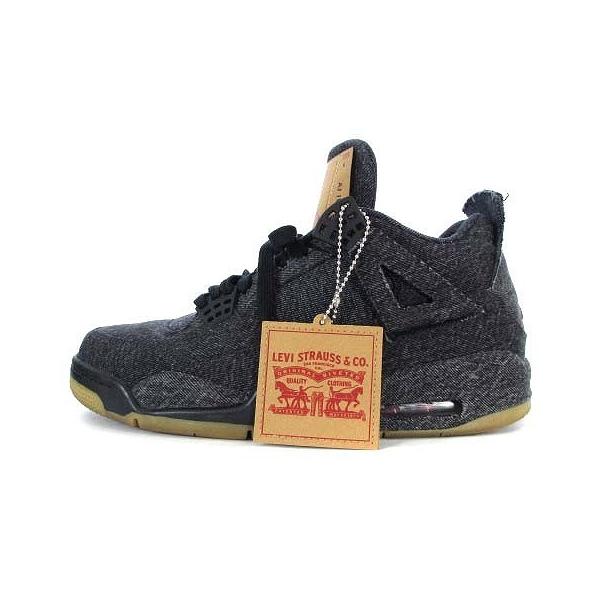 ナイキ NIKE 美品 AIR JORDAN 4 RETRO LEVIS NRG AO2571-001 エア
