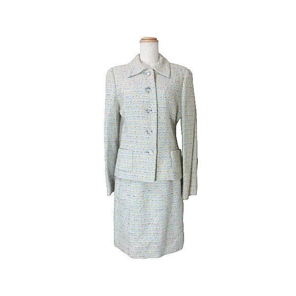 Harrods (ハロッズ) 毛 千鳥格子 ひざ丈スカート 3