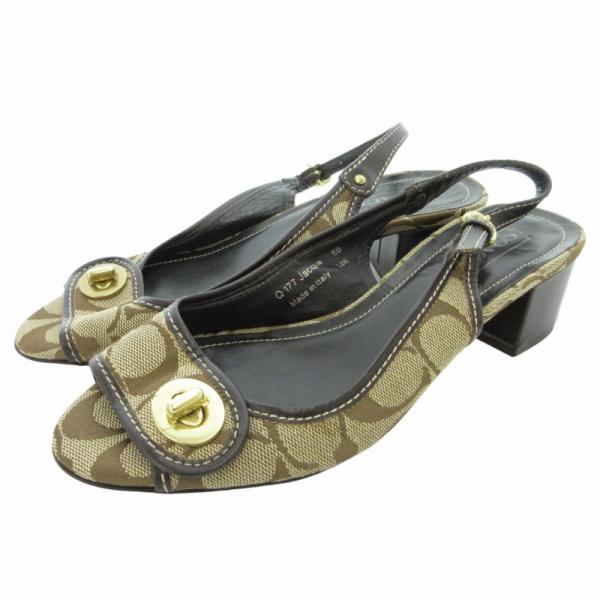 【馬車金具】コーチ　ブラックミュールサンダル　ゴールド金具　バックル　黒色 楽天市場】コーチ サンダル（靴）の通販