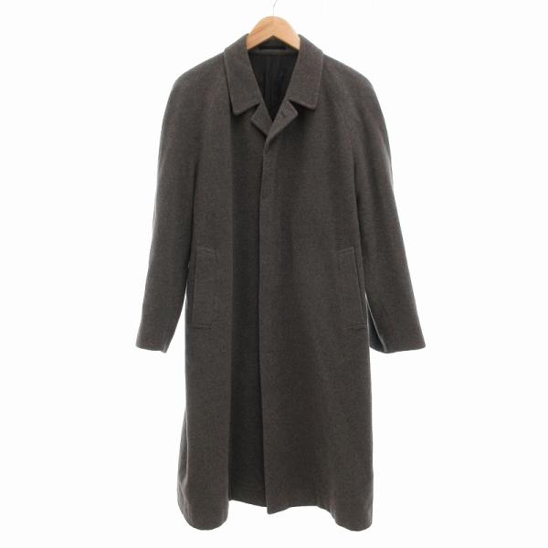 Two Three TEXCO生地 美品 バルマカーンコート カシミヤ混 ロング丈