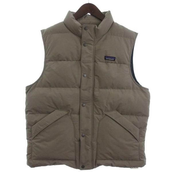 Patagonia ダウンベスト ベージュ/ブラウン patagonia ダウンベスト M ベージュ/ブラウン Patagonia