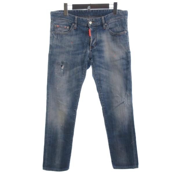 DSQUARED2 ディースクエアード デニムパンツ ジーンズ ペイント加工