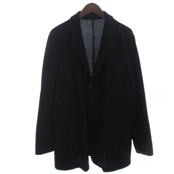 GIORGIO ARMANI アルマーニ ナイロン ウールニットジャケット 54 アルマーニ コレツィオーニ ARMANI COLLEZIONI ジャケット サーマル
