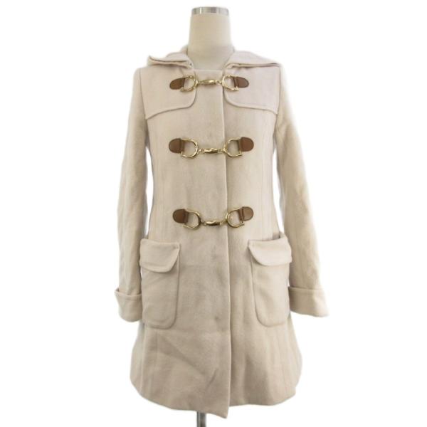 レッセパッセ LAISSE PASSE ダッフルコート ウール 白系 オフホワイト