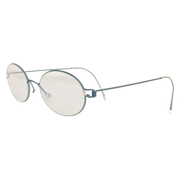 リンドバーグ LINDBERG エアチタニウムリム OVAL 眼鏡 メガネフレーム ブルー 46□17 キッズ