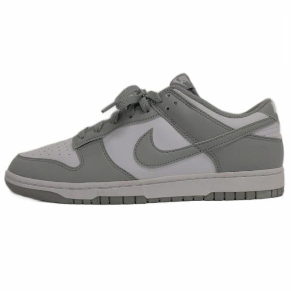 未使用品 ナイキ NIKE ダンク ロー レトロ スニーカー HF5441-105 Dunk Low Retro ホワイト ライトスモークグレー 28cm メンズ