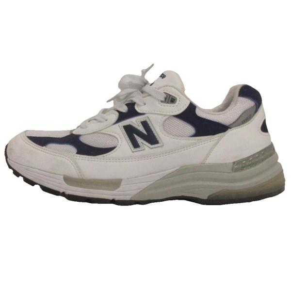 ニューバランス NEW BALANCE M992EC スニーカー ホワイト ネイビー 27.5cm ■SK メンズ