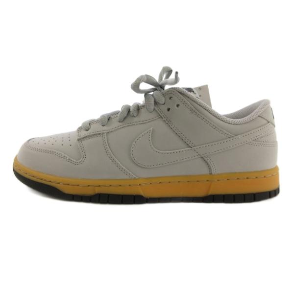未使用品 ナイキ NIKE タグ付き HQ1932-001 Dunk Low Retro SE ダンク ロー レトロ スニーカー "Wolf Grey/Gum Yellow/Black" 28.5 グレー
