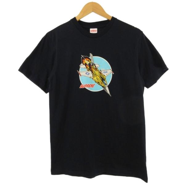 シュプリーム SUPREME 20AW 美品 Jet Tee Tシャツ 半袖 クルーネック プリント コットン ネイビー S メンズ