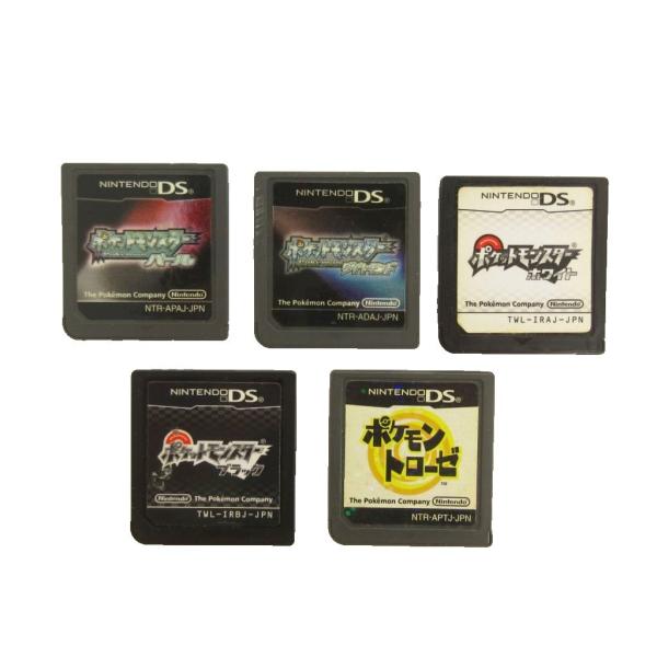 ニンテンドーDS用ソフト ジャンク品 5本セット まとめ売り ポケットモンスターパール ポケットモンスターダイヤモンド ホワイト 他
