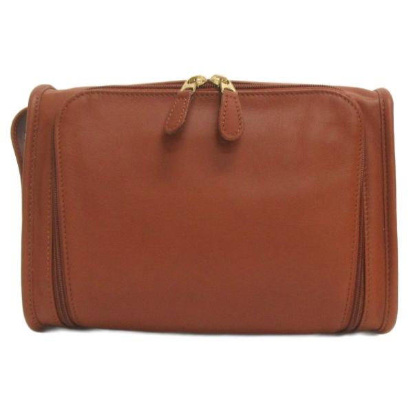 COACH オールドコーチ アクセサリーポーチ 革 レザー ブラウン COACH（コーチ） ポーチ セカンドバッグ レザー オールドコーチ 茶