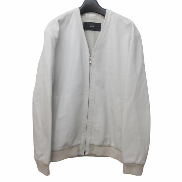エーケーエム AKM 20AW ZIP CARDIGAN ジップカーディガン レザー