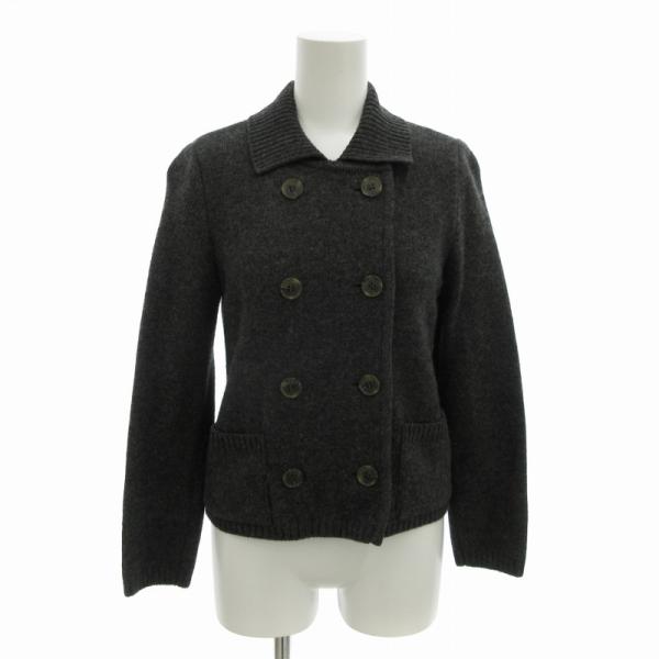 FOXEY フォクシー 美品 ウールカーディガン ニット ダブル 長袖