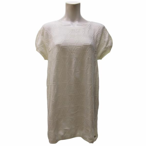 CHANEL（シャネル） ニットワンピース チュニック 半袖 総柄 ワン