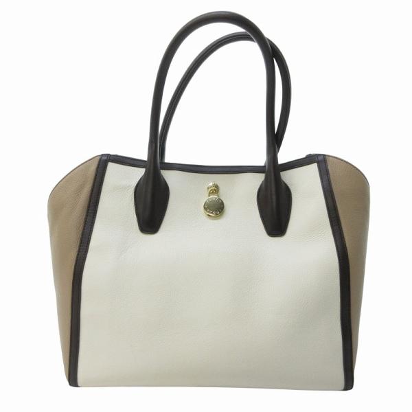 FURLA フルラ 美品 2トーン レザー ハンドバッグ トートバッグ FURLA フルラ 美品 2トーン レザー ハンドバッグ トートバッグ