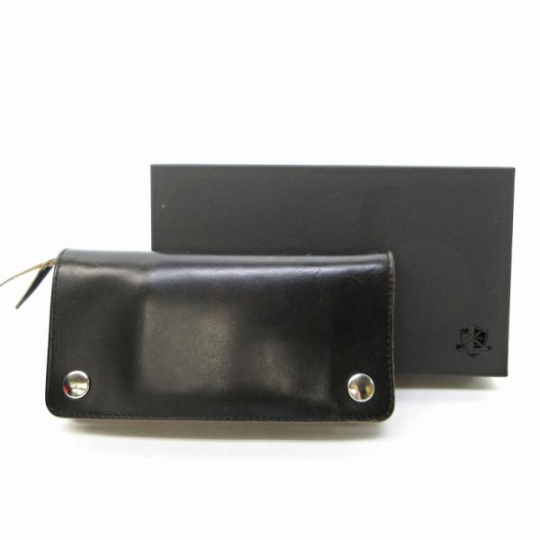 ⭐️未使用⭐️ インセプション　トラッカーウォレット　二つ折り　ブラック　レザー ⭐️美品⭐️インセプション トラッカーウォレット 二つ折り
