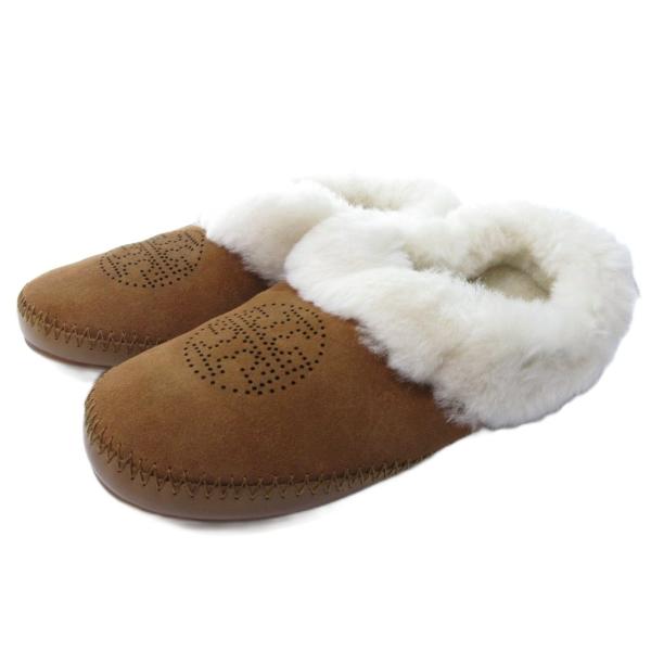 TORY BURCH 未使用品 トリーバーチ ムートンシューズ シアリング