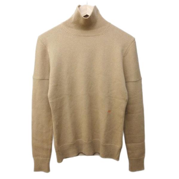 【中古】カルバンクライン   205W39NYC ラフシモンズ カシミヤ ニット セーター ハイネック 刺繍 IBO83 Calvin Klein（カルバン・クライン） CALVIN KLEIN 205W39NYC