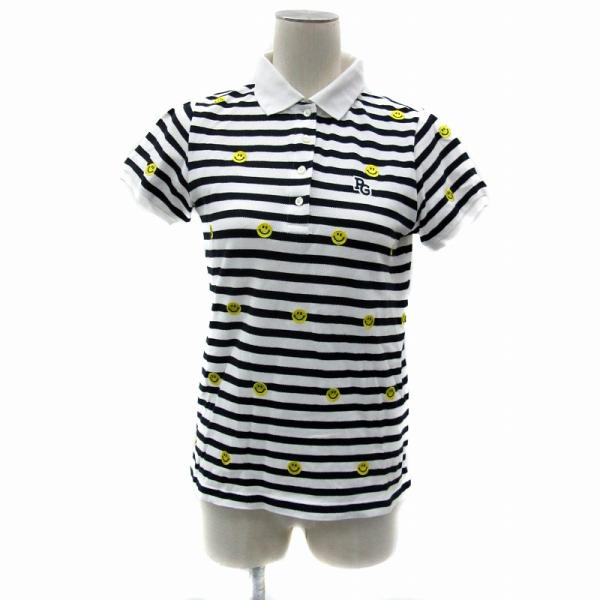 パーリーゲイツ　レディース　ポロシャツ　ゴルフ　ホワイト 0 サイズ　S PEARLY GATES (パーリーゲイツ) ゴルフウェア(トップス) レディース