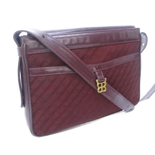 BALENCIAGA バレンシアガ　BB柄　ハンドバッグ　BBロゴ　美品 バレンシアガ(BALENCIAGA)バレンシアガ BBロゴ ショルダーバッグ