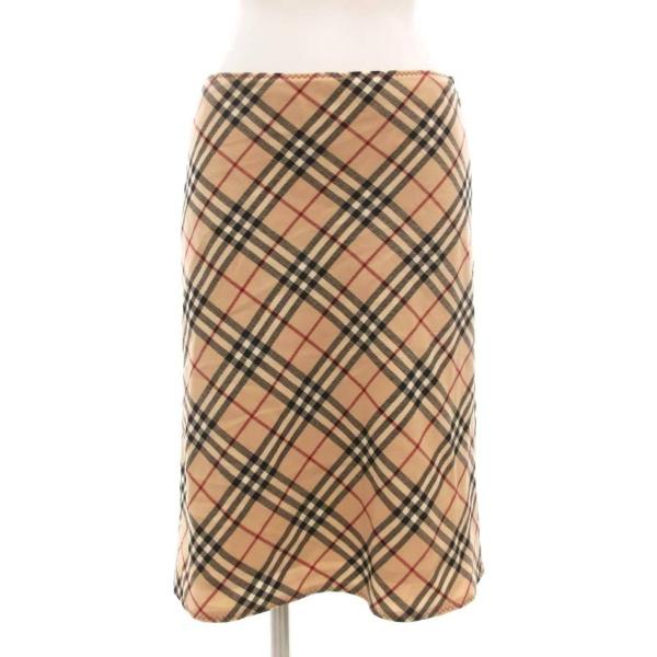 【レア美品】バーバリーブルーレーベル タイトスカート 全て馬刺繍ロゴ 38 レア美品】バーバリーブルーレーベル タイトスカート 全て馬刺繍ロゴ