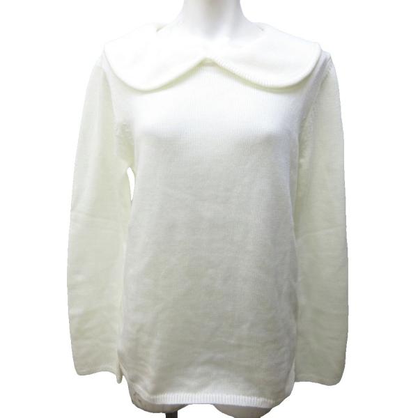 美品 コムデギャルソンコムデギャルソン AD2022 長袖 ペプラム カットソー コムデギャルソン COMME des GARCONS AD2022 ピーターパンカラー