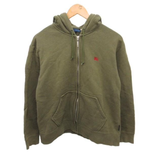 d*9様 バーバリーブルーレーベル　リアルファー付き　パーカー　裏起毛　オフホワ BURBERRY BLUE LABEL（バーバリーブルーレーベル） ジップパーカー