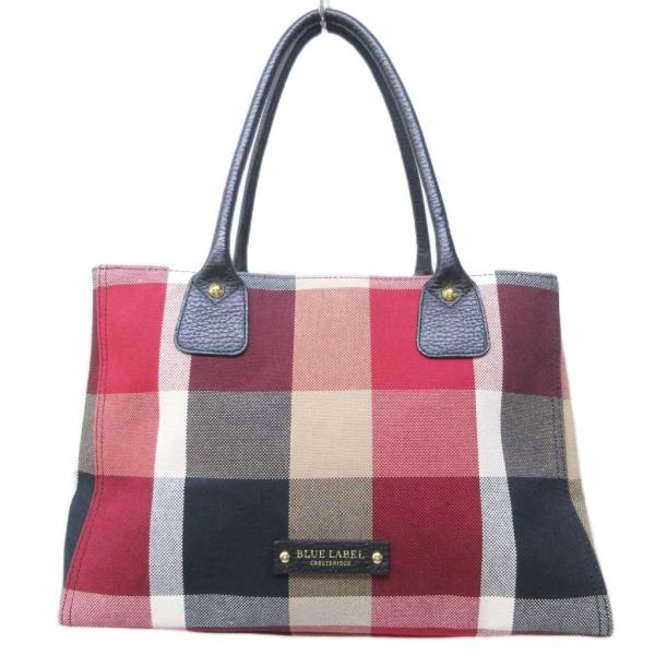 ブルーレーベルクレストブリッジ BLUE LABEL CRESTBRIDGE 美品 トート