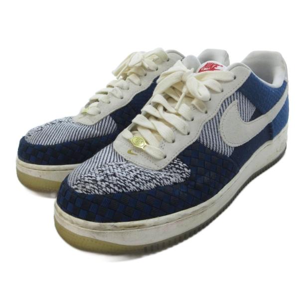 ナイキ NIKE AIR FORCE1 07 LV8 Sashiko 刺し子 DD5401-492 スニーカー ロゴ刺? クリアソール JP28 紺 ネイビー /HW IBO95 メンズ