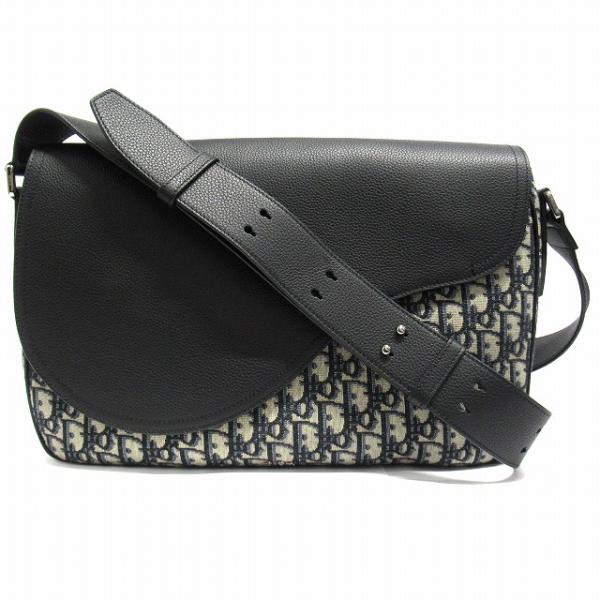 美品 クリスチャンディオール Christian Dior オブリーク サドル 