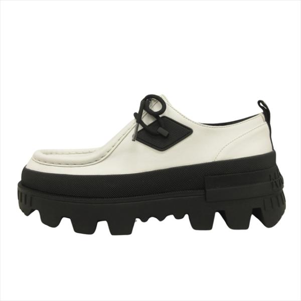 未使用 　MONCLER モンクレール　ドライビングシューズ　ネイビー　41 MONCLER (モンクレール) レザー ミュール BELL MCL4M00110M3596